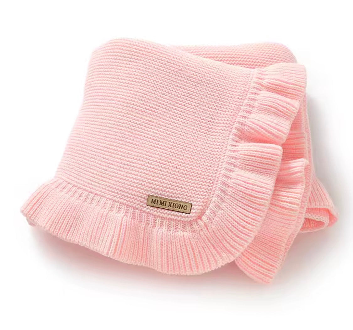 Personalized Knit Baby Blanket