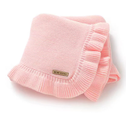 Personalized Knit Baby Blanket