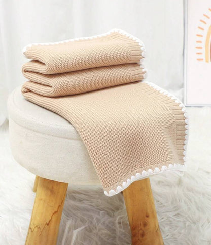 Personalized Knit Baby Blanket