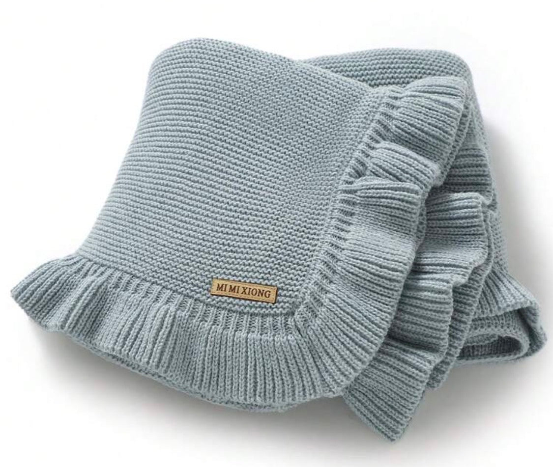 Personalized Knit Baby Blanket