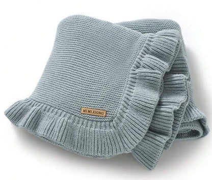 Personalized Knit Baby Blanket