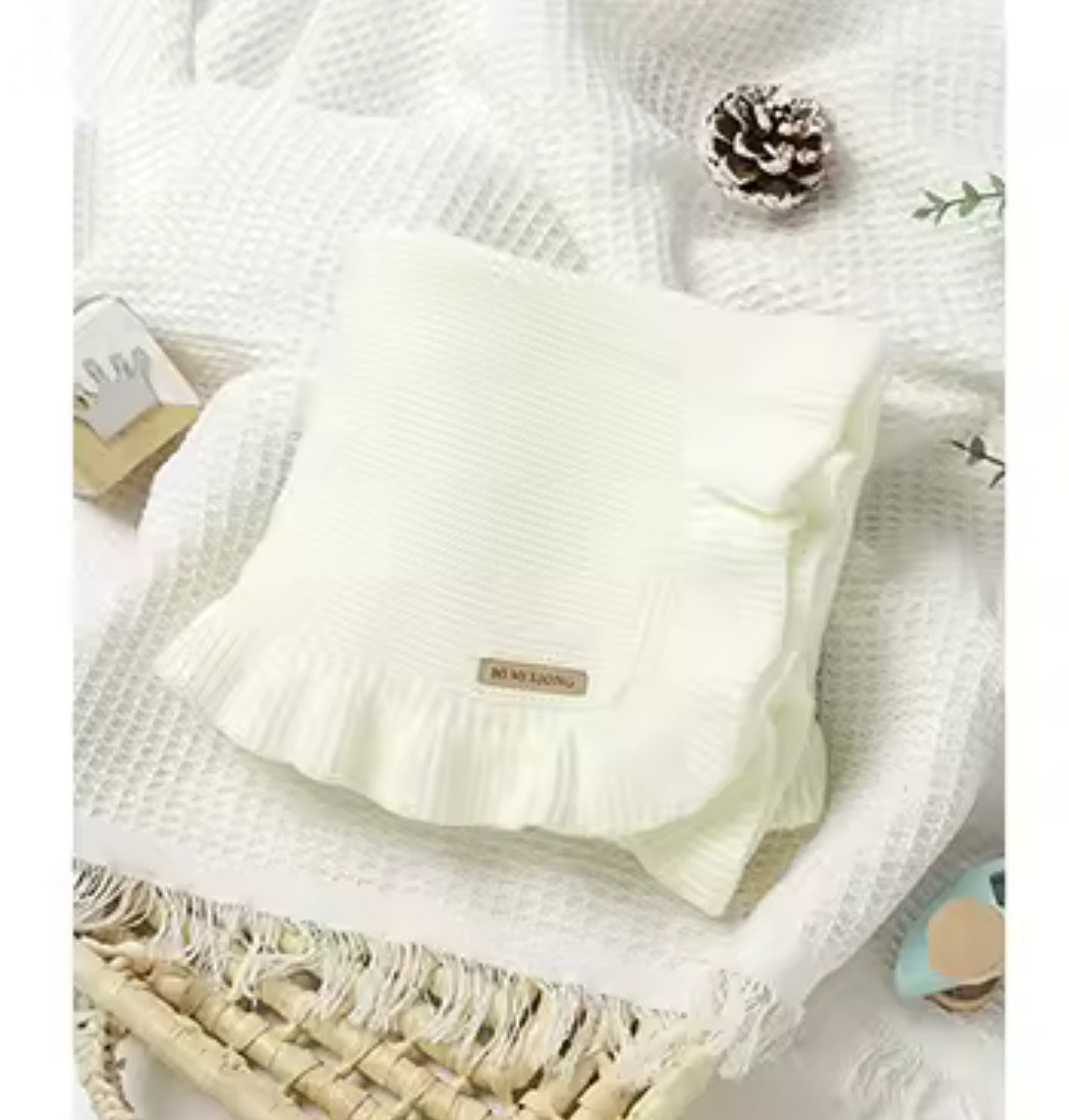 Personalized Knit Baby Blanket