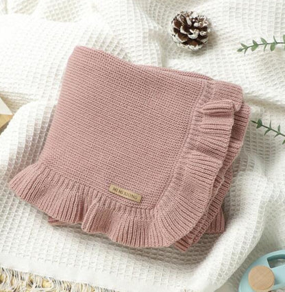 Personalized Knit Baby Blanket