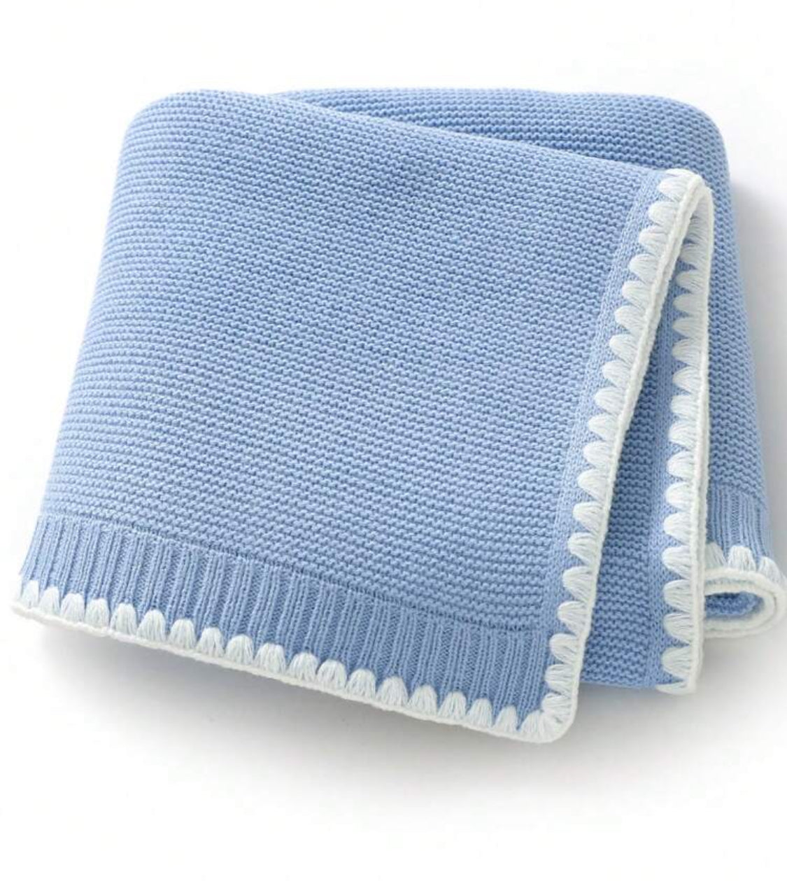 Personalized Knit Baby Blanket